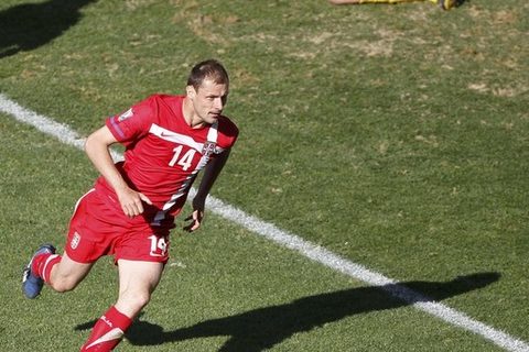 Milan Jovanovic slavi pogodak