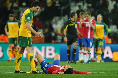 Marko Pantelic posle utakmice Srbija-Australija