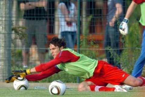 Vladimir Stojković tokom treninga