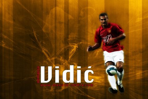 Nemanja Vidic fudbaler Mencestera: wallpaper, pozadina, poster za desktop 1024x768