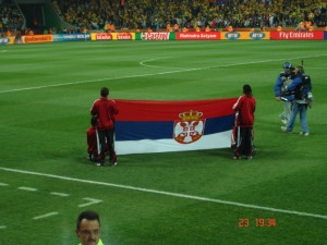Srbija-Australija - srpkska zastava